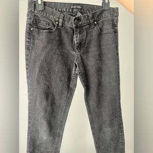 new york and company light black wash jeans size 6